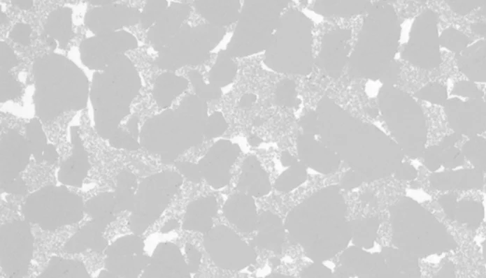 Werkstoff-Gefügebild der technischen Beschaffenheit und Oberflächenstruktur von IntrinSiC