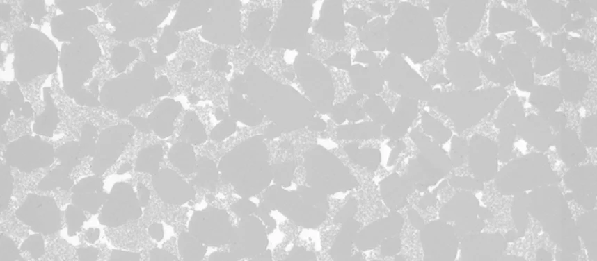Werkstoff-Gefügebild der technischen Beschaffenheit und Oberflächenstruktur von IntrinSiC