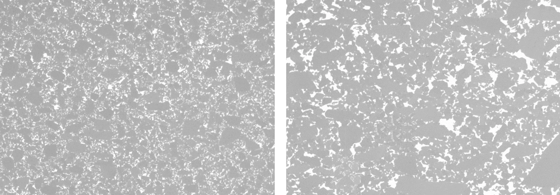 Material microstructure of the technical properties and surface structure of CarSIK-G & CarSIK-Z.