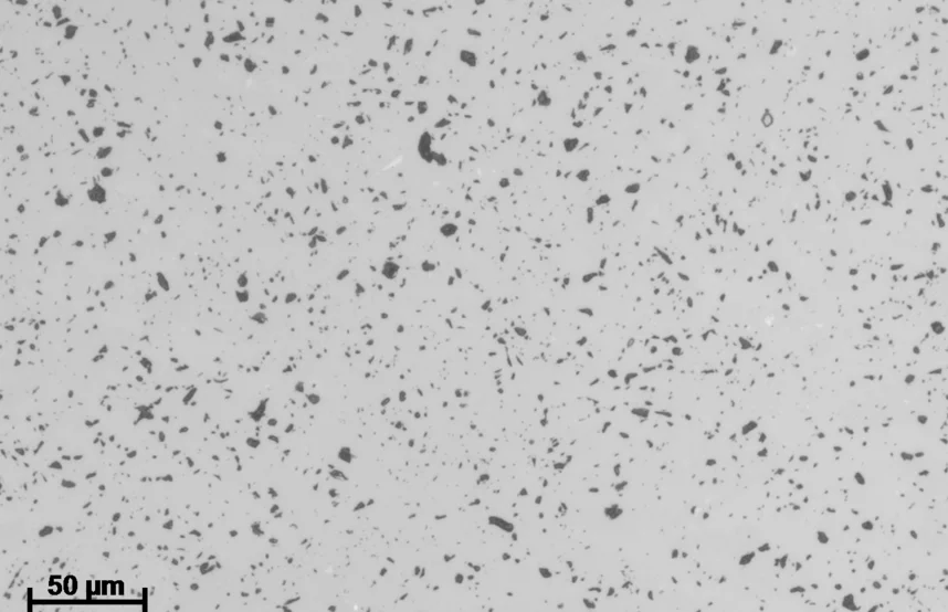 Werkstoff-Gefügebild der technischen Beschaffenheit und Oberflächenstruktur von CarSIK-SD