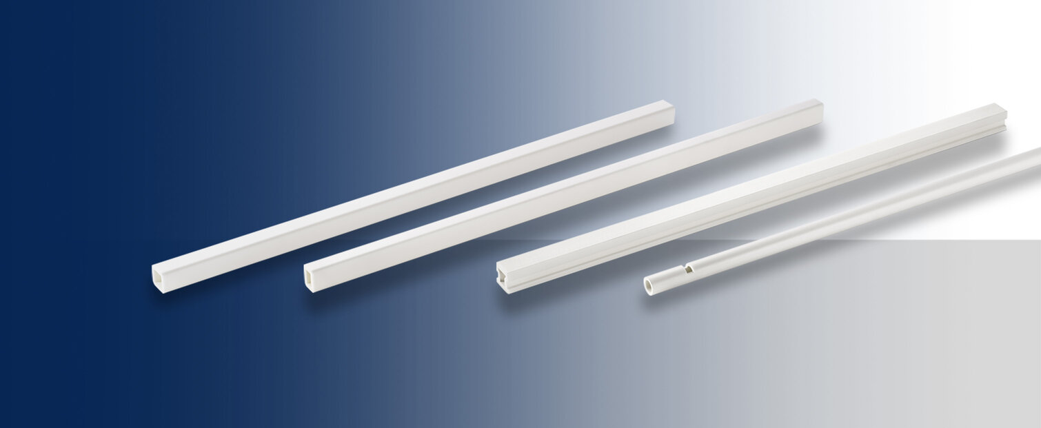 Extruded profiles or corona electrodes for the treatment of surfaces such as plastic.