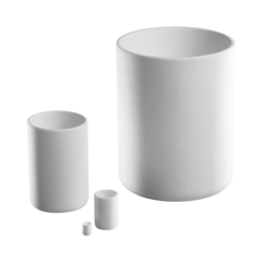Aluminiumoxid-Tiegel für Pulverbehandlung von Schunk Technical Ceramics