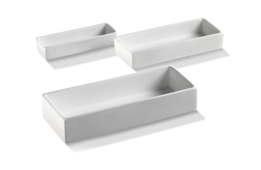Glühschalen und Tiegel für Öfen im Dentalbereich von Schunk Technical Ceramics