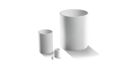 Aluminiumoxid-Tiegel für Pulverbehandlung von Schunk Technical Ceramics