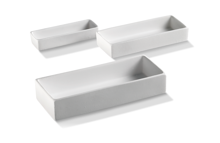 Ignition dishes and crucibles for kilns (dental) from Schunk Technical Ceramics