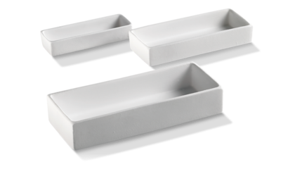 Ignition dishes and crucibles for kilns (dental) from Schunk Technical Ceramics