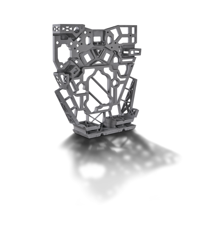 3D printed component made of technical ceramics for space applications from Schunk