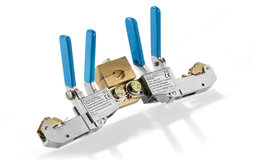  Brush holder for shaft grounding for power plants from Schunk Carbon Technology 