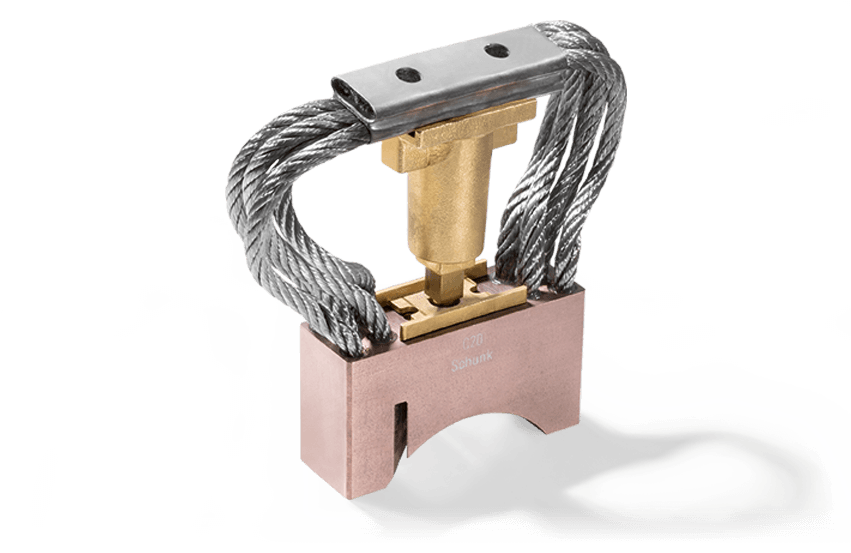 Carbon brush for high current applications for electroplating from Schunk Carbon Technology