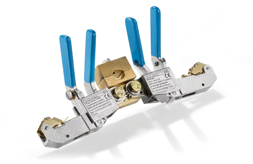  Brush holder for shaft grounding for power plants from Schunk Carbon Technology 