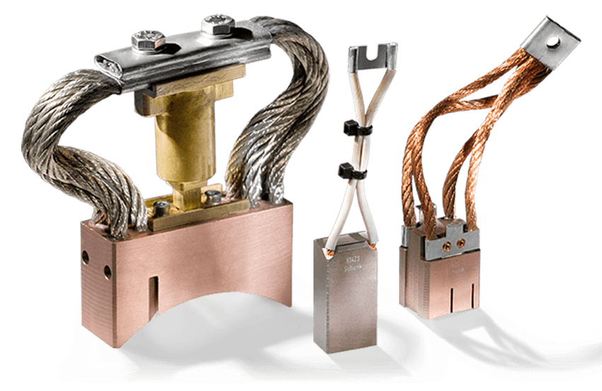 Lightning protection systems for wind power stations from Schunk Carbon Technology