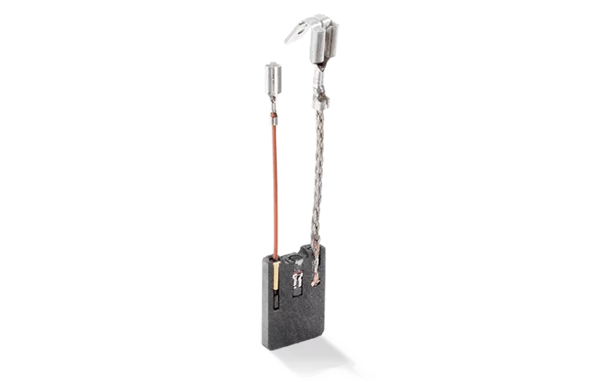 Carbon brush with signaling device from Schunk Carbon Technology