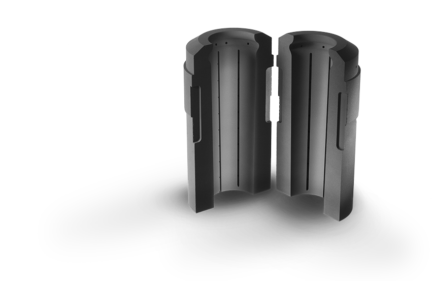  Hohlblasformen für Haushaltsglas von Schunk Kohlenstofftechnik
