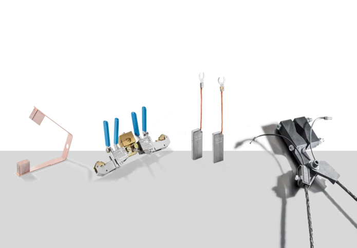 Carbon grounding brushes and grounding systems for safe shaft grounding in electric motors from Schunk Carbon Technology