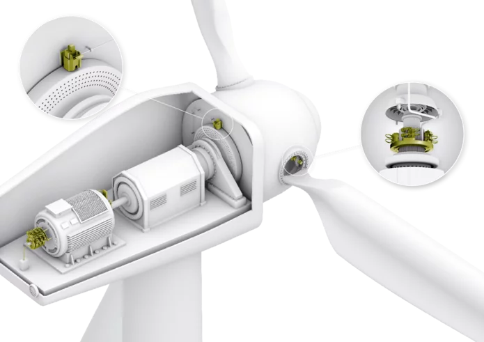  Blitzschutzsystem für Windenergieanlagen von Schunk Carbon Technology gegen Blitzeinschlag