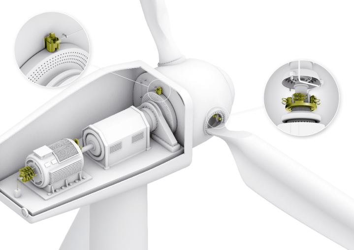  Lightning Protection System for Wind Turbines from Schunk Carbon Technology against Lightning Stress