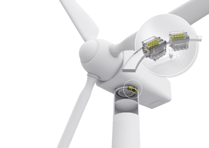   Brake linings for wind turbines from Schunk Carbon Technology against squeaking noises and stick-slip effects