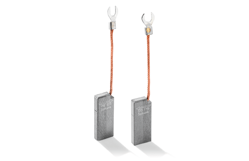   Brush holder for shaft grounding for power plants from Schunk Carbon Technology 
