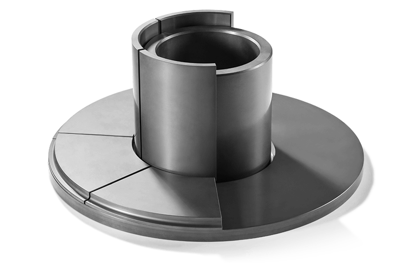  Media-lubricated silicon carbide slide bearings from Schunk Carbon Technology