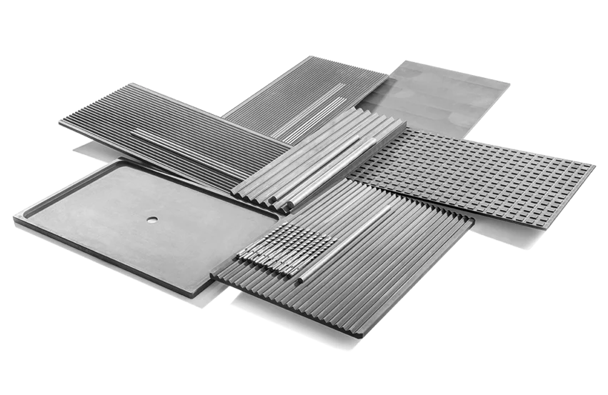 Graphit-Sinterplatten als Chargierhilfsmittel für Pulvermetalugie von Schunk Kohlenstofftechnik