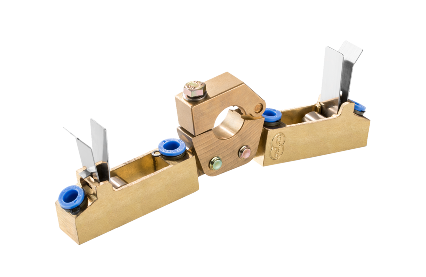 System for extracting brush dust from Schunk Carbon Technology