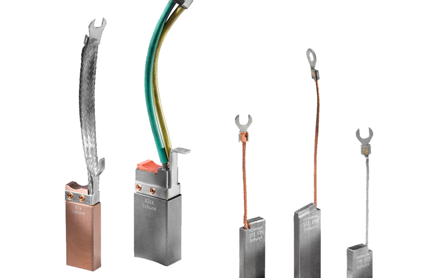  Grounding brushes for shaft grounding of wind power generators from Schunk Carbon Technology