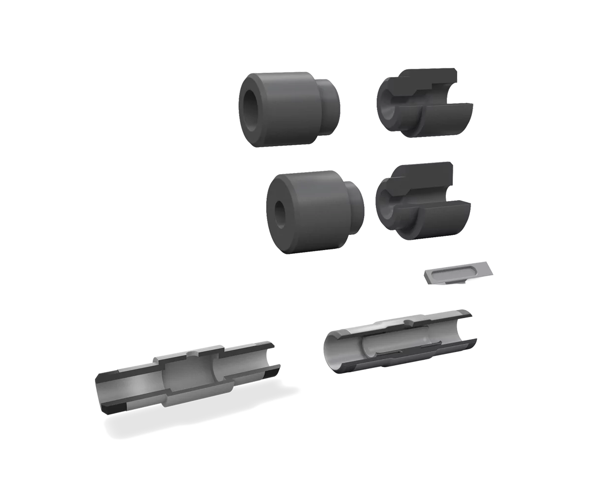 Overview of different components for atomic absorption spectrometer by Hitachi