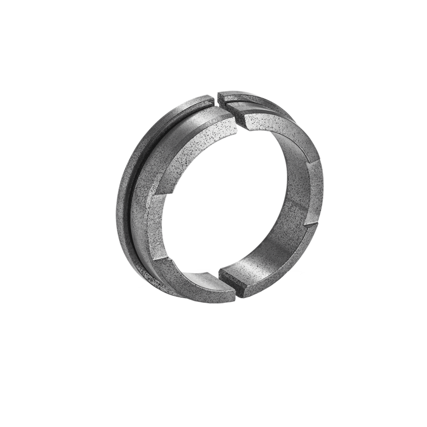 Gleitring aus reaktionsgebundenem Siliziumkarbid unter der Marke CarSIK-CT von Schunk
