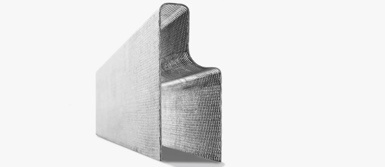  Industrial shaped braided profile with electrical conductivity, suitable for flexible power transmission, grounding, or EMI shielding.