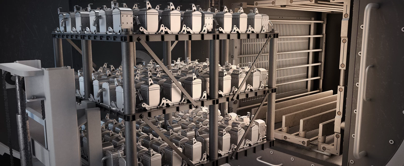 Heat Treatment & Casting industry header image consisting of casting vacuum furnance