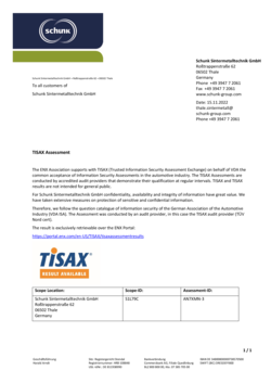 TISAX Assessment