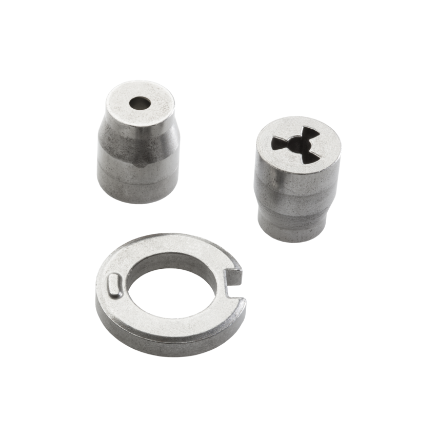 Functional components for magnetic valves in dual-clutch transmissions