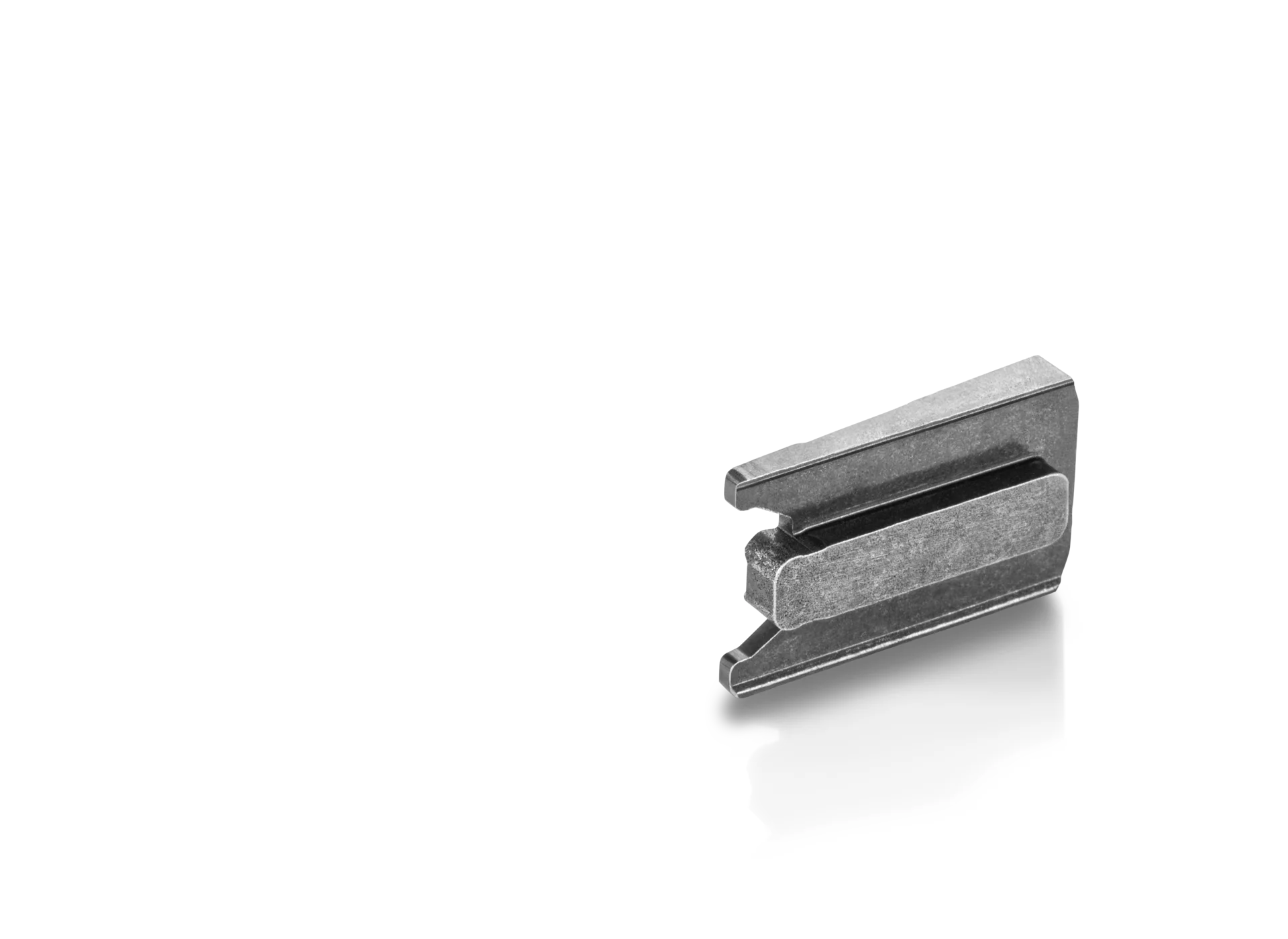 Single component of the coil carrier for use in electric motors or high-frequency electromagnetic applications. 