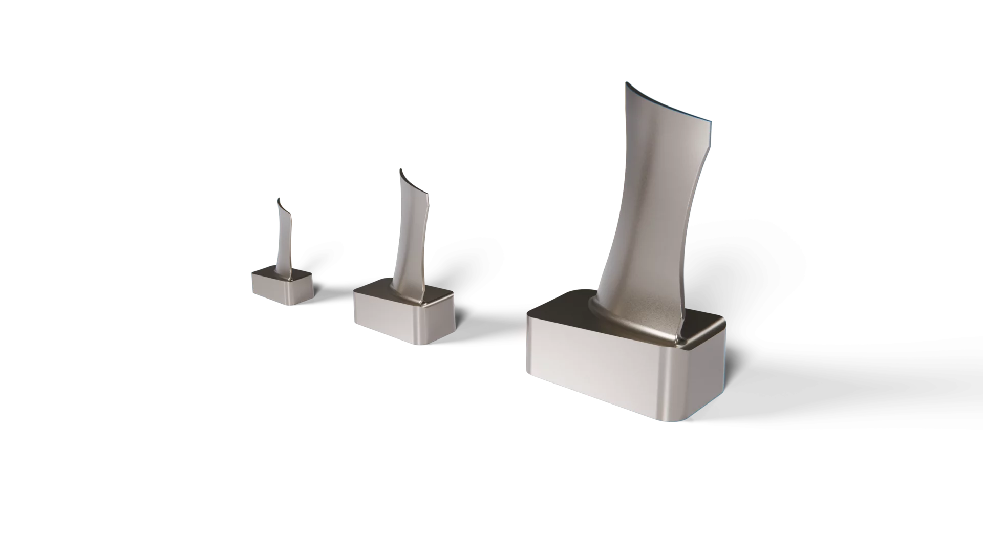    Various designs of guide vanes for use in aircraft engine components