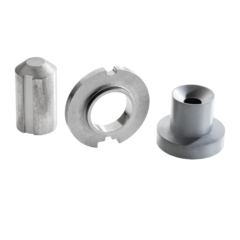 Sintered-metal structural parts for magnetic valves for regulating oil flow