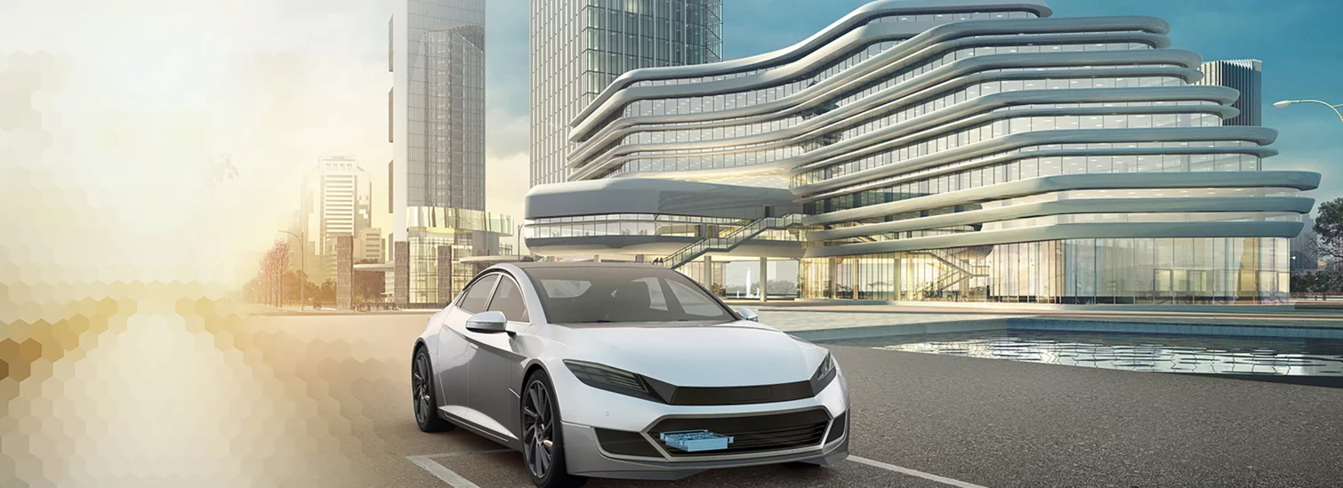  Elektroauto mit Schunk Underbody Charger Technologie