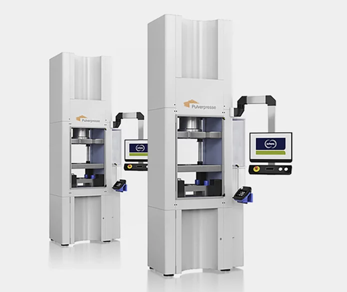  Modern press machines with digital control for precise axial pressing in material processing