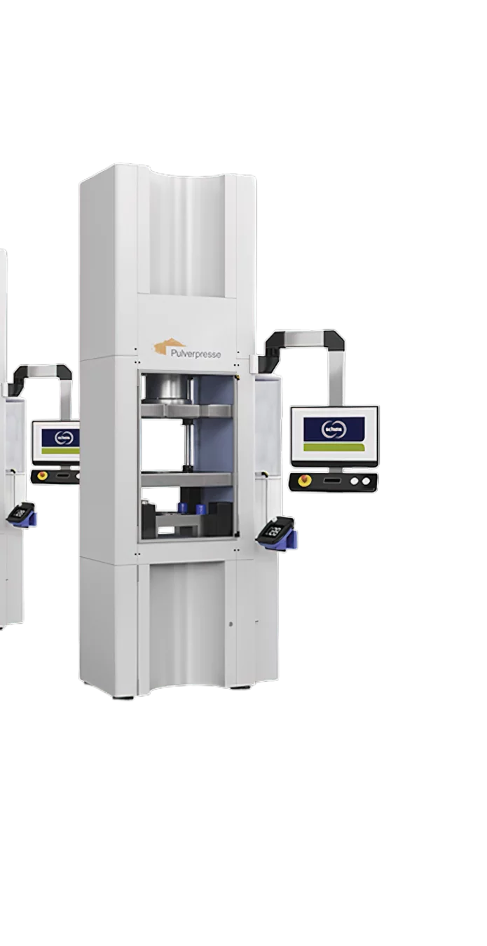  Modern press machines with digital control for precise axial pressing in material processing
