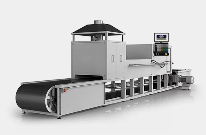  Automatisierte Förderbandpresse mit digitaler Steuerung für effizientes axiales Pressen von Materialien