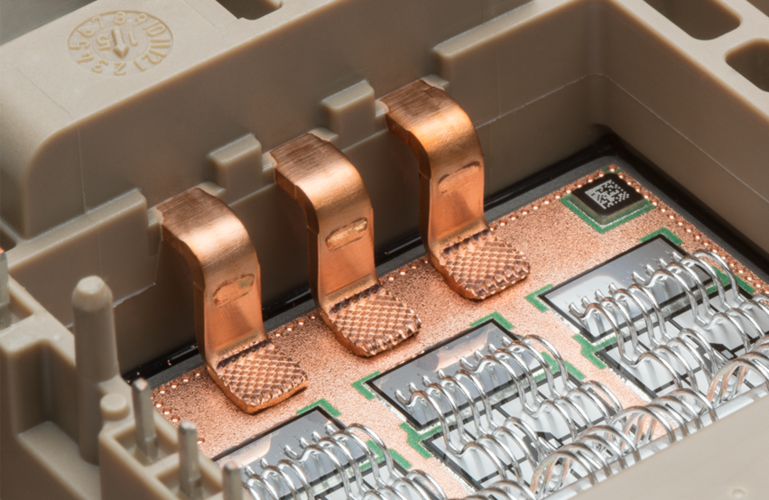 Ultrasonic welding solution by Schunk Sonosystems for power contacts in pulse inverter modules