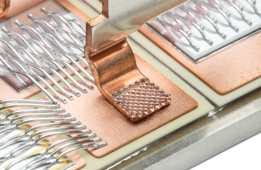 Ultrasonic welding solution by Schunk Sonosystems for IGBT power modules with ultrasonically welded power contacts