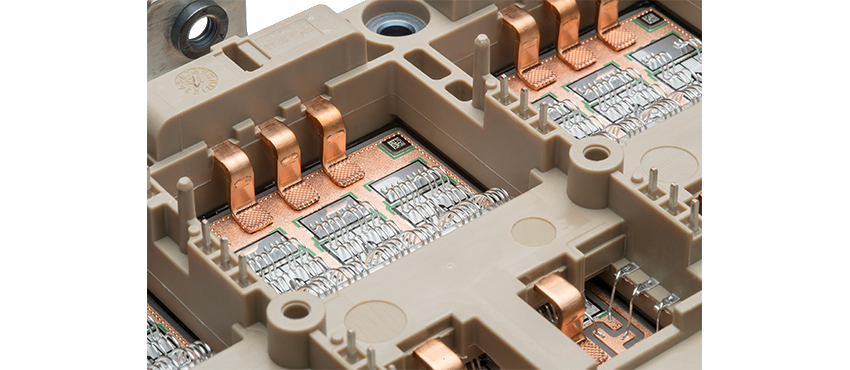 Ultrasonic welding solution by Schunk Sonosystems for power contacts in pulse inverter modules