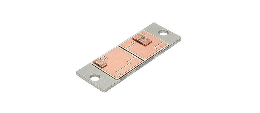 Ultrasonic welding solution by Schunk Sonosystems for DBC substrates with welded shunt