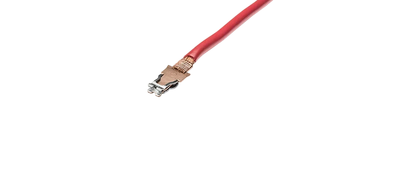 Ultrasonic welding solution by Schunk Sonosystems for copper cable to high current contact