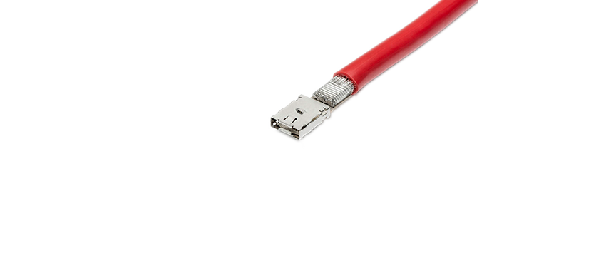 Ultraschall-Schweißlösung von Schunk Sonosystems für Aluminiumleitung an Hochstromkontakt (180° Winkel)