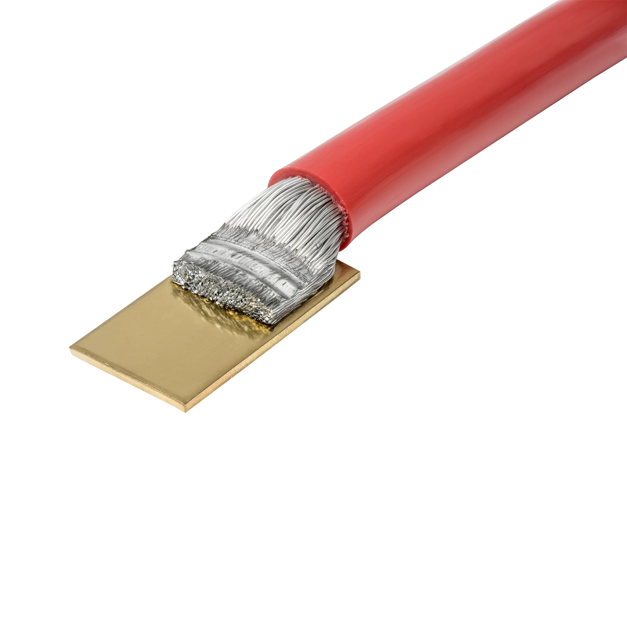 Ultrasonic welding solution by Schunk Sonosystems for aluminum cable to brass contact