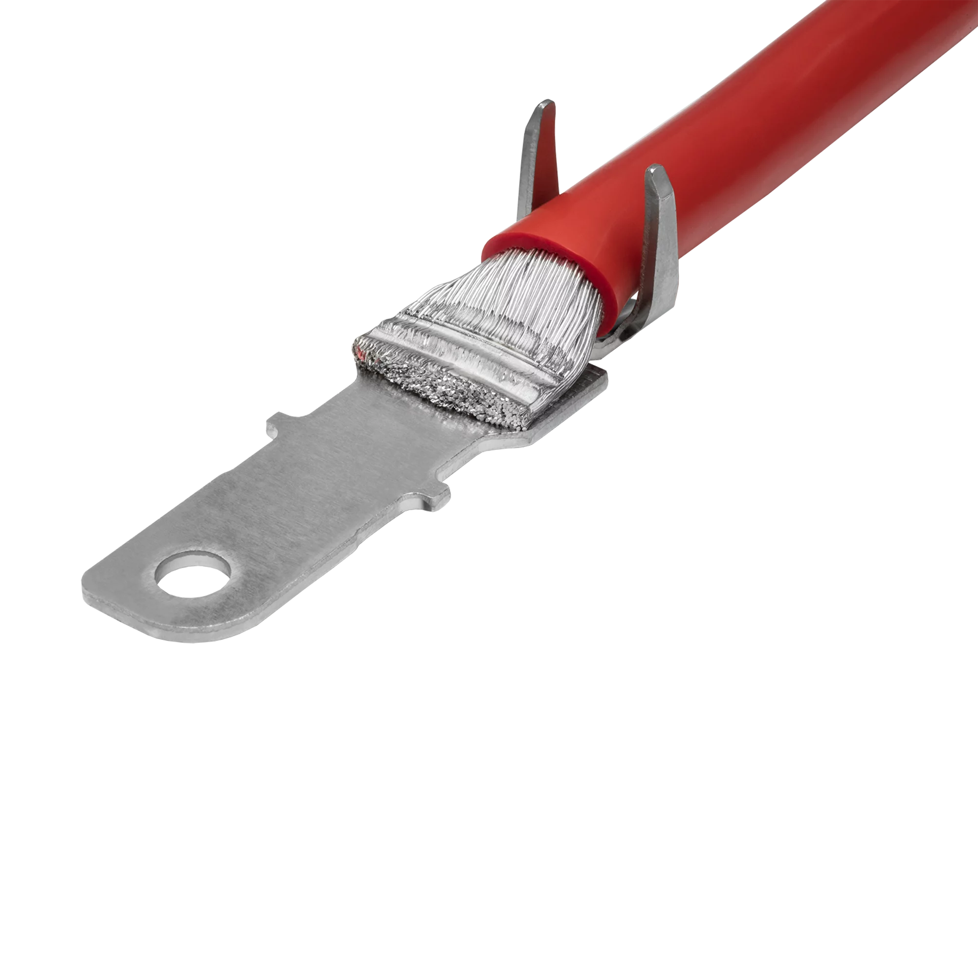 Ultrasonic welding solution by Schunk Sonosystems for large cable cross section for energy supply in the vehicle electrical system (with insulation crimp)