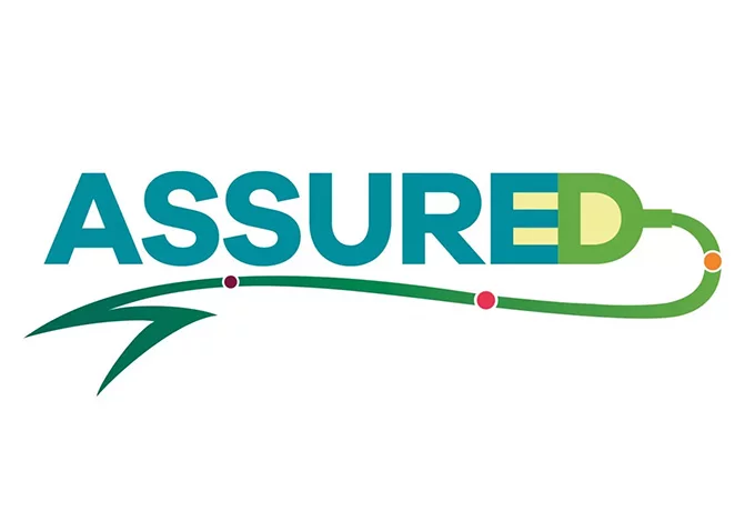  Assured logo on white background