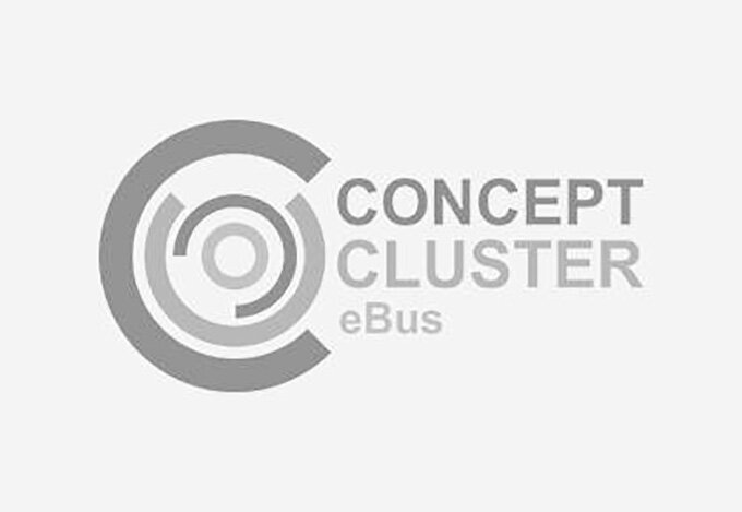 official logo of the e-bus cluster