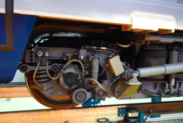  Hochgeschwindigkeitszug mit Schunk Erdungssystem